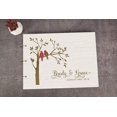 thumbnail image 4 of Darling Souvenir Personalized Engraved Laser Cut Wedding Guest Book Wooden Cover Sign-in Book Registry Guestbook Scrapbook-1Y, 4 of 7