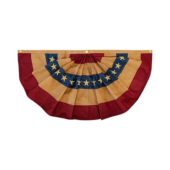 Briarwood Lane Burlap Patriotic Bunting 48 X 24