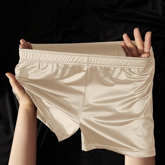 Men Breathable Mid Rise Briefs Smooth Stretch Fit Lightweight Underwear For Daily Home Summer Spring Casual Wear Comfortable SoftBeigeXXXXL