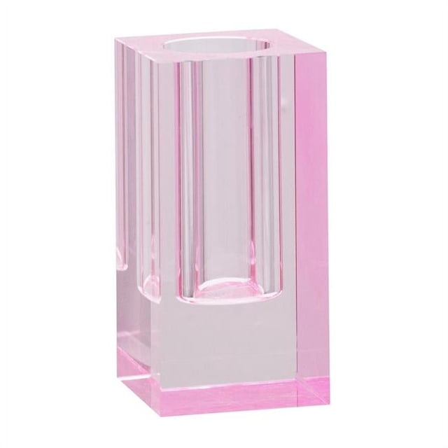 R16 Home 77387-PINK Tall Pink Translucent Vase