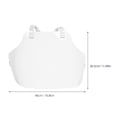 thumbnail image 2 of KAKOWELY Professional Design Softball Chest Protector Womens White PVC 1Pack, 2 of 8