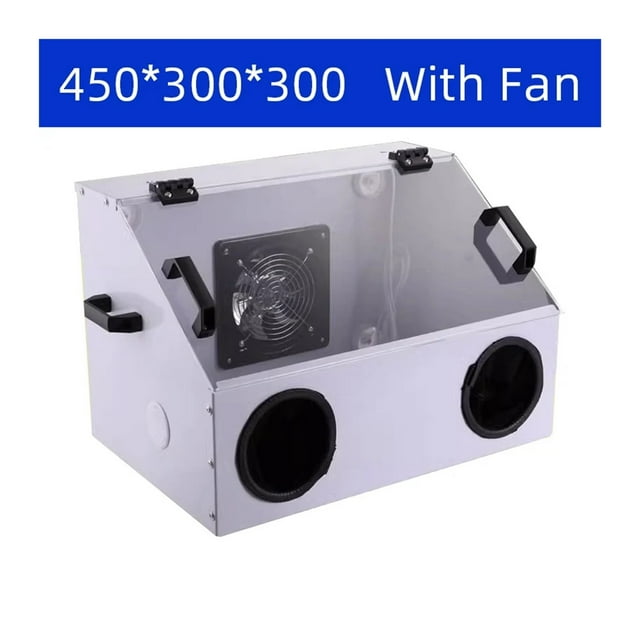 Table Grinder Dust Box Grinding Polishing Box Lapping Protector Sandblasting Dust-proof Electric Grinding Spray Paint Dust Cover ,Easy to Operate
