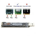 thumbnail image 7 of FVH USB 3.0 to NVME M-key M.2 NGFF SSD External PCBA Conveter Adapter with Flash Disk Case, 7 of 7