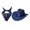 Navy Blue, variant on Yruioon Kids Western Cowboy Accessory Bandanna Scarf with Hat Outfits Cosplay Fancy Party Dress Up Navy Blue One Size