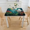 thumbnail image 3 of BANET Mushroom Tablecloth, with Mushrooms Adventure Misty Witch , Dining Room Kitchen Rectangular Table Cover White, 3 of 7