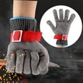 thumbnail image 4 of LAFGUR Anti Coupe Gant, Acier Inoxydable SS304 Maille Coupe Résistant Gant Sécurité Travail Boucher Outil de Protection, Gant de Protection, 4 of 7