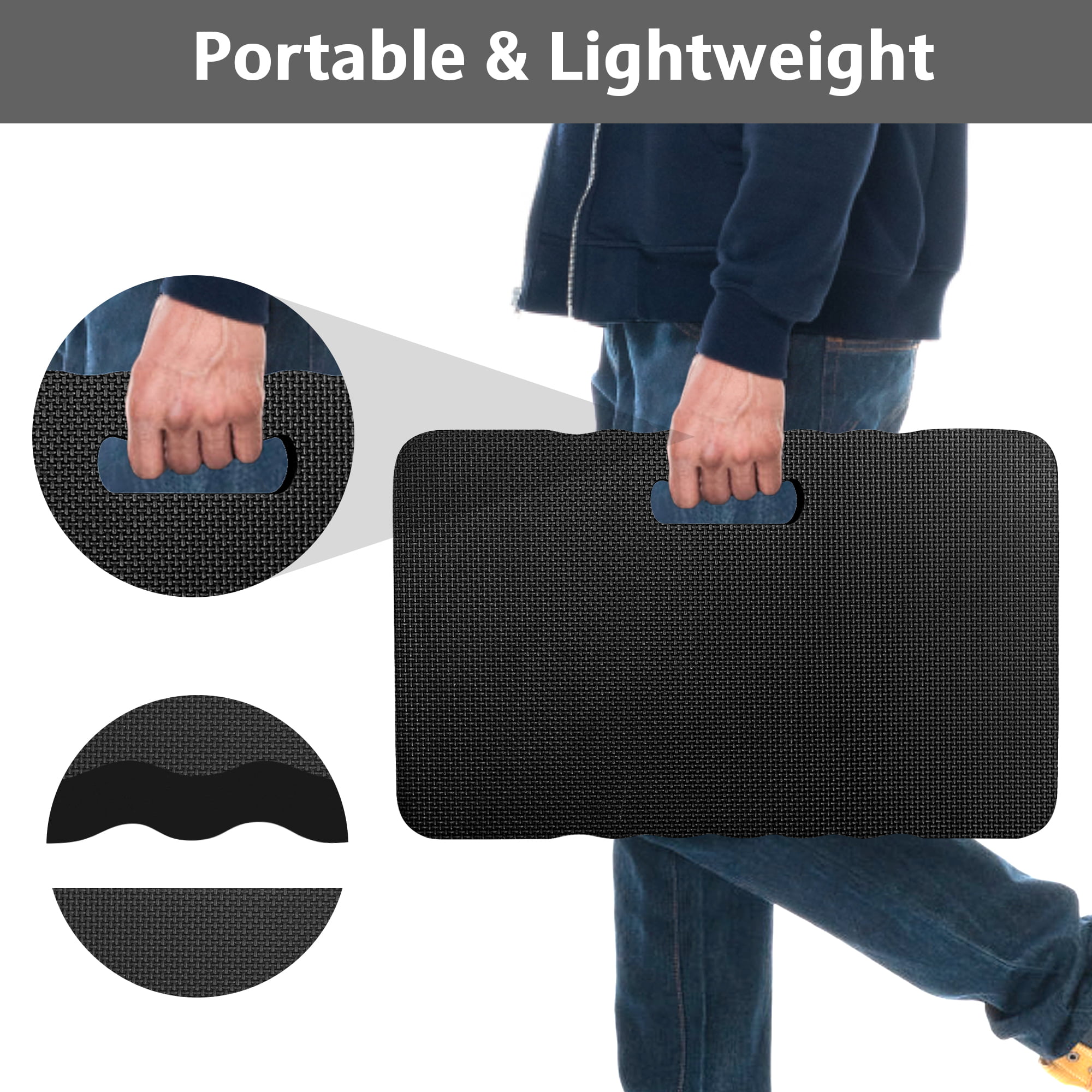 Gorilla Grip Original Premium Thick Kneeling Pad, Comfortable Foam Mat to Kneel