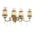 thumbnail image 4 of 8814-65 Livex Lighting La Bella - 4 Light Bath Vanity in Glam Style - 34 Inches wide by 20 Inches high, 4 of 4