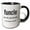 Black/White, variant on 3drose, Funcle, Noun like a Dad, Only Cooler, Black Lettering on White Background, 11oz Two-tone Red Mug