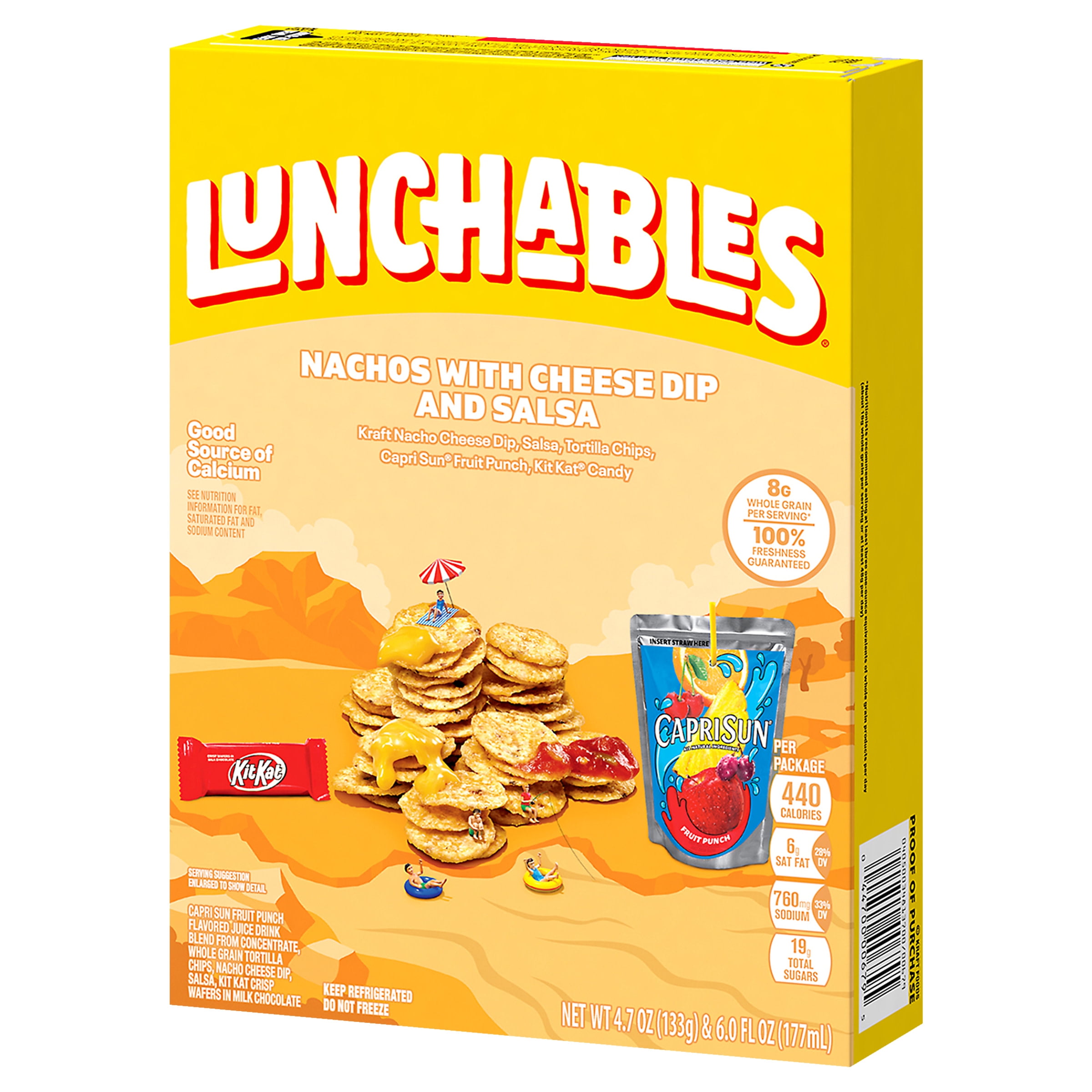 Lunchables Nachos Cheese & Salsa with Capri Sun Drink & Kit Kat Candy Bar  Kids Lunch Meal Kit, 10.7 oz - Kroger