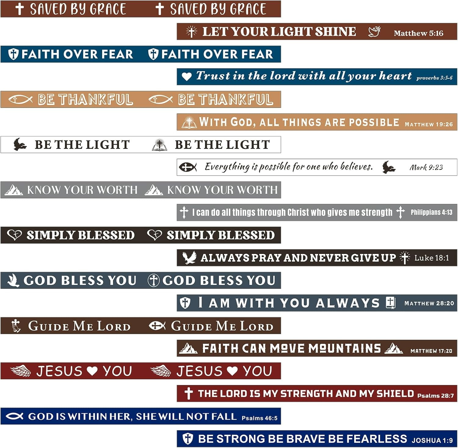 Bible Verse Bracelets 40 Pcs Silicone Wristbands Cute Christian Bracelets Comfortable and Lightweight Perfect Religious Gifts for Men, Women