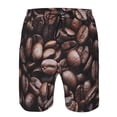 thumbnail image 3 of Goofa Coffee Bean Printed Mens Swim Trunks Summer Quick Dry Short Beach Swimwear Bathing Suits-X-Large, 3 of 9