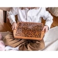 thumbnail image 5 of Juego de laberinto Laberinto de mármol con una canica de acero, Juguete de laberinto para niños, jóvenes y adultos, Juegos de rompecabezas de laberinto de madera, 5 of 5