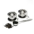 thumbnail image 3 of Gymnture Stainless Steel Tea Infusers with Drip Trays - 2 Pack, 3 of 10