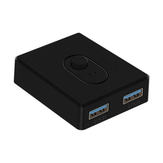 Conmutador USB CUTICAT adaptador de interruptor KVM USB 1 en 2 para PC
