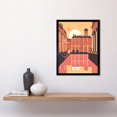 thumbnail image 2 of Roman Baths Georgian Architecture Illustration Art Print Framed Poster Wall Decor 12x16 inch, 2 of 5
