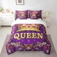 thumbnail image 2 of Feelyou Fashion Crown Bedding Comforter Set 7pcs, Couple Anniversary King Bedding Sets, 2 of 8
