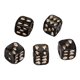 thumbnail image 1 of 5pcs Skull Dice 6-Sided KTV Entertainment Game Pool Toys Favor Props Silver Sunnimix 5pcs Party Skull Dice, 1 of 6