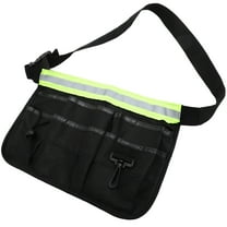 PTOOTP Heavy Duty Black Oxford Cloth Gardening Tool Pouch for Storage Outdoor Garden Tool Organizer