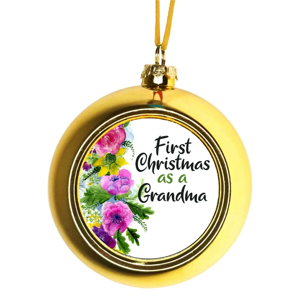 Grandmas First Christmas Ornament New Grandma Christmas Ornament
