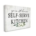 thumbnail image 2 of Stupell Industries Self-Serve Kitchen Sign White Flowers 24 Hours, 48 x 36,Design by Lettered and Lined, 2 of 5