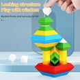 thumbnail image 3 of 30Pcs Pyramid Building Blocks Set Montessori Construction Toy, 3 of 8