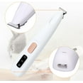 thumbnail image 3 of Saffory Paw Trimmer, Saffory Electric Dog Trimmer for Paws, Dog Trimmer, Pet Paws Trimmer with Led Light, Rechargeable Low Noise Pet Trimmer Waterproof Hair Clipper (White 1 Set), 3 of 7