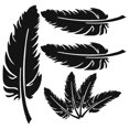 thumbnail image 2 of 7pcs Car Stickers Feather Creative Bumper Decals for Electric Bike Motorcycle Funny Car Decals Auto Car Stickers Car Body Bumper Stickers Car Stickers, 2 of 5