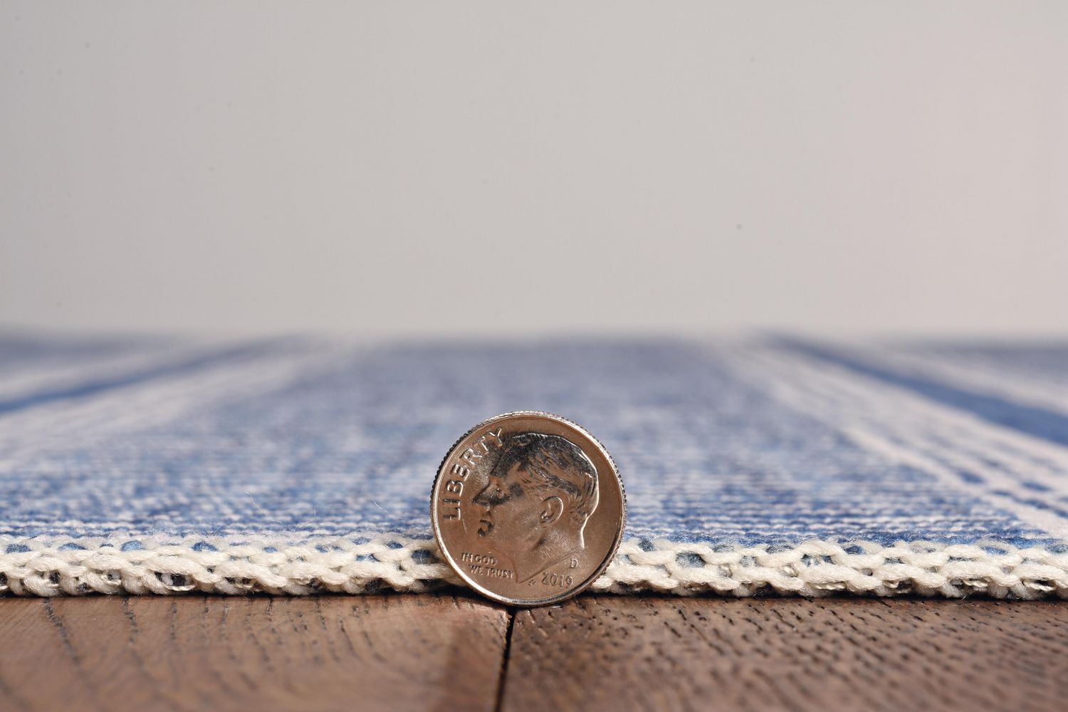 Wallen 2' x 8' Washable Runner, Ivory and Blue