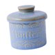 thumbnail image 3 of Mantequera francesa con tapa de cerámica, gran capacidad, ideal para decoración del hogar azul claro, 3 of 9