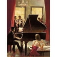 thumbnail image 3 of Heighton, Brent 15x18 Black Modern Framed Museum Art Print Titled - Piano Jazz, 3 of 5