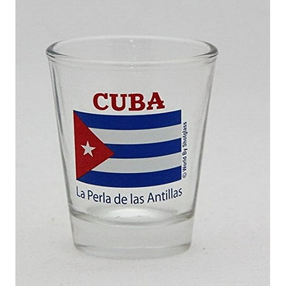 Cuba Flag Shot Glass