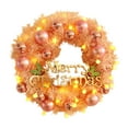 thumbnail image 4 of Corona de Navidad BLESIY decorativa Con lámpara de luz 30 centimetros, 4 of 8