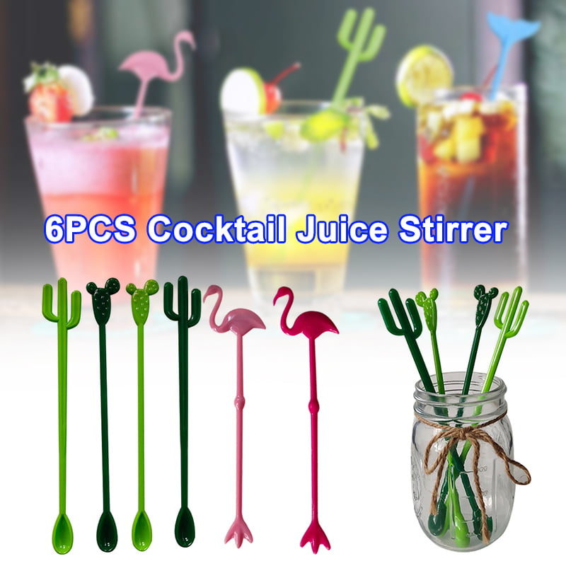 8 Seahorse Cocktail Drink Stir Swizzle Sticks Stirrers Beach Party Nautical 