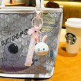 thumbnail image 5 of Llavero con cabeza de conejo con orejas giratorias divertidas y creativas para niños y niñas, llavero de buena suerte, llavero de conejo de la suerte, llavero de regalo de San Valentín y Navidad, 5 of 5