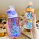 thumbnail image 4 of Botella de Agua con Pajita sweethay 480ML A Prueba de Fugas Azul Rosa Amarillo, 4 of 6