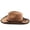 Z23-Brown, variant on Fedora Wool Hat, Wide Brim Warm and UV Protection Headwear, Classic Western Cowboy Style for Men and Women, Soft Durable All Season Casual Headwear