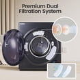 thumbnail image 4 of Kaelara Portable Dryer 3.5 cu.ft, 1500W Compact Dryer with Stainless Steel Tub, 4 Drying Mode, Overheat Protection, Apartment, Dorms, RVs, Black, 4 of 7