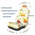 thumbnail image 3 of Daiia Heavy Equipment Printed Car Seat Cover - Waterproof & Sweatproof - Universal Fit, Machine Washable, Non-Slip - Seat Protector for Car, Truck, SUV, Van (1 Pack), 3 of 5