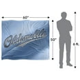 thumbnail image 5 of Oldsmobile Blanket, 50'x60' Chrome Logo Silky Touch Super Soft Throw Blanket, 5 of 6