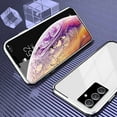 thumbnail image 2 of Compatible with Samsung A15 Case Double-Sided Glass Mirror Guard Black, Samsung Galaxy A15 5g Phone Case Magnetic Adsorption Shockproof Protective Luxury Slim Cover (Silver), 2 of 14