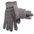 thumbnail image 1 of 1 Paire de Gants pour Femmes à Écran Tactile, Automne Hiver, Manchettes Côtelées, Jacquard Extensible pour Extérieur, 1 of 10
