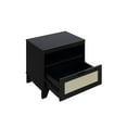 thumbnail image 5 of Manhattan Comfort Sheridan Nightstand from Engineered Wood in Black - Set of 2, 5 of 12