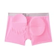 thumbnail image 5 of Bixock Boxer Briefs for Men,Men's Underwear Long Leg Mesh Breathable Padded Lifting Butts Sport Quickly Dry Push Up Briefs, 5 of 6