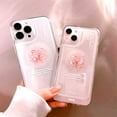 thumbnail image 6 of for iPhone 14 3D Pink Bow Female Girly Sparkling Pretty Crystal Cute Girly Phone case Protective case + Bow Chain, 6 of 13