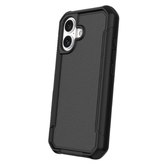 onn MagSafe Compatible Rugged Phone Case for iPhone 17 - Black