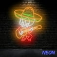 thumbnail image 3 of Handmadetneonsign Skeleton Playing Guitar Neon Sign, Skeleton Led Light, Wall Art, Home Wall Decor 93481, 3 of 5