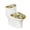 Vintage Sunflower and Butterfly Pattern, variant on HELLHERO Stylish Gifts for Household Soft Bathroom Toilet Cozy Set Elastic Bottom Universal Washable and Reusable