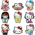 thumbnail image 2 of Dijes de gato de Anime para mujeres y niños, adornos de animales de dibujos animados de Pvc, regalos de Hello Kitty Sanrio, 1 unidad, 2021, 2 of 4