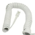 thumbnail image 5 of Unique Bargains 11' Long Coil Stretchy RJ9 4P4C Extension Telephone Cable White, 5 of 6